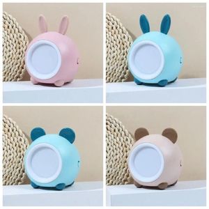 Luci notturne Carino piccola luce portatile creativo Cartoon comodino ricaricabile LED Touch Dimming Atmosfera Kid