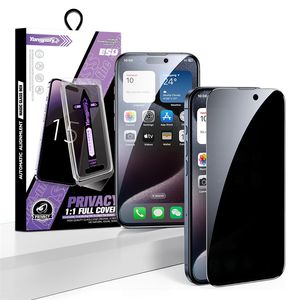 Dustproof Easy Install Kit Screen Protector for iPhone 15 Pro Max 15Plus 14 Pro 13 12 11 XR Xsmax Screen Protector Easy Applicator Auto Dust-Elimination Installation