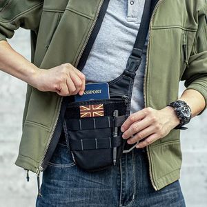Invisible Underarm Shoulder Bag Military Tactical Waist Packs Hidden Holster Molle Pouch Passport Money Wallet Huting Tools 240111