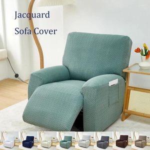 Stol täcker Jacquard Recliner soffa lat pojke elastisk protektor avslappnande fåtölj täcke lounge hem husdjur anti-scratch sits