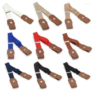 Belts Elastic Belt For Kid Buckle-free Invisible Waist No Buckle