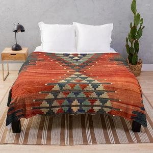 البطانيات عتيقة الكارس تزيين كامل كيليم نافاهو نسج المنسوج Aztec textilethrow العلامة التجارية