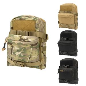 Mini saco de hidratação ao ar livre tático mochila bexiga água zíper bolsa militar caça 1000d náilon esportes 240111