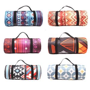 Mats Outdoor picnic mat Thickened waterproof folding beach mat Portable sleeping Yoga mat Camper camping equipment accessories