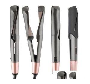 Curling Irons Profesjonalne włosy proste płaskie żelaza LED Hairstraightener Ed Tablica 2 w 1 ceramika dla wszystkich typów narzędzia salonowe DRO9516539