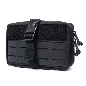 Taktisk IFAK -påse EMT First Aid Kit Storage Bag Laser Cut Molle System EDC Ripaway Survival Pack utomhusjaktpåsar 240111