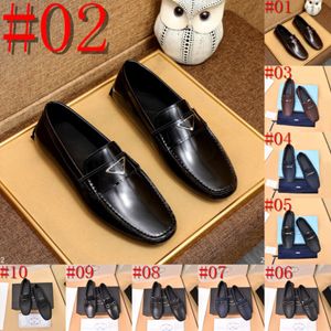 P13/40Model Trend paljetter Mensskor Lyxiga krokodilmönster Loafers High-End Designers äkta läderkörskor Party Shoes Moccasins Storlek 38-46