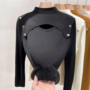 Suéter de designer feminino suéter bordado bordado suéter de malha clássico malhas outono inverno manter quente jumpers