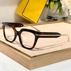 Optische Brillen für Männer und Frauen, Retro-Designer, 50065, modische Acetat-Fiberglas-Rahmen, europäische und amerikanische quadratische Anti-Blaulicht-Linsenplatte mit Box
