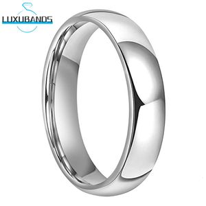 Wedding Rings Men 5mm Domed Band Polished Finish Tungsten Carbide Accessories for Women Fashion Engagement High Quality Comfort 240112