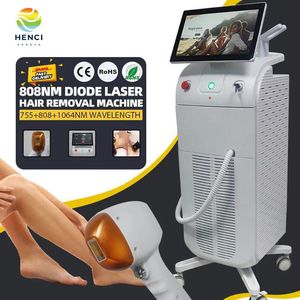 Macchina per la depilazione del dispositivo laser a diodi ad alta potenza 808nm Permanentemente Dispositivo di bellezza Dispositivo di rimozione dei capelli Indolore