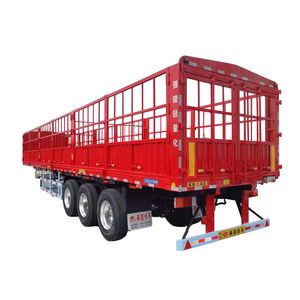 LJM9400CCY Lagergitter-Sattelauflieger, hochfester G700-Stahl, Baumaschinen-Transportfahrzeug, Traktor, Container-Flachtransport-Sattelauflieger