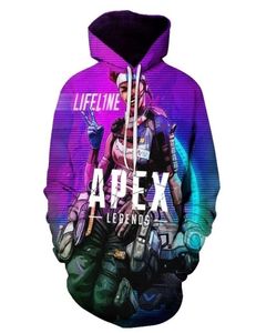 Apex Legends 3D Hoodies Homens Streetwear Novo Moletom 3D Hoodies Men039s Mulheres Outono Roupas de Manga Longa Y2007043326375