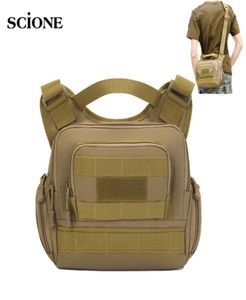 Borsa da trekking per uomo Borse a tracolla tattiche Zaino da campeggio Sport Army Camouflage Pack Caccia Borsa da esterno Molle XA810WA2227924