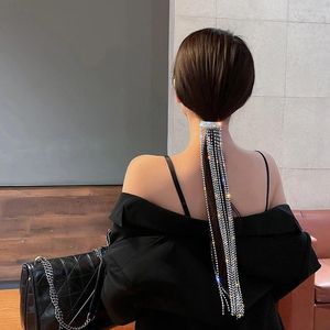 ヘアクリップラインストーンフープタッセルヘッドバンド女性ブレイドドレッドロックヘッドドレスパーティーヘッドウェアヘッドティアラアクセサリー