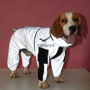 Cão vestuário reflexivo cão capa de chuva cão impermeável macacão protetor solar casaco et para filhote de cachorro grandes cães roupas ao ar livre pet gato cão produtosvaiduryd