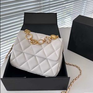 Black Diamond Lady Schulter Luxus-Taschen-Ketten-Modedesigner One-Shoulder-Handtasche Frau und Designerin weißer Mund Cover-Paket Vagrant Geldbörse