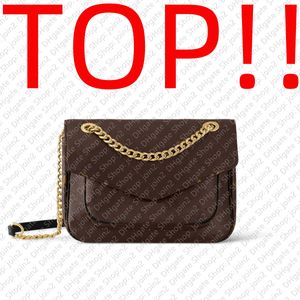 Bolsa de Ombro Crossbody TOP. M45592 PASSY / Lady Designer Bolsa Bolsa Hobo Satchel Clutch Evening Baguette Balde Tote Bolsa Bolsa Pochette Accessoires Tronco