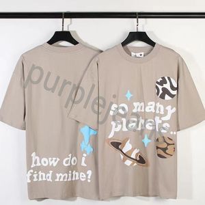 Men's T-Shirts Broken Planet Market Cartoon Skull Foam Printed Crew Neck Short Sleeve T-shirt Men's And Women's High Street Loose