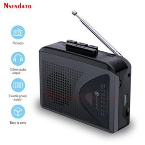 Radio Portable Super Radio Cassette Player z AM/FM Radio Cassette Music Player Repterer dla nagrań na taśmie z głośnikiem