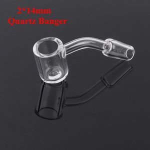 2 шт./кор. 14 мм мужская кварцевая стеклянная чаша для водопроводной трубы, кальянный бонг