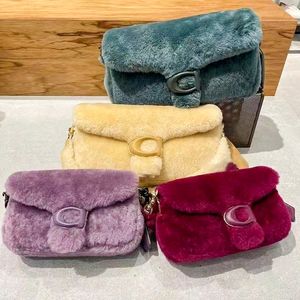 Women Clutch 2301072D Pillow Tabb Luxurys Designer bags Tote Fuzzy Wool Underarm sacoche Mens Totes Shoulder Bags Crossbody lady Fashion Leather Purse flap Hand bag