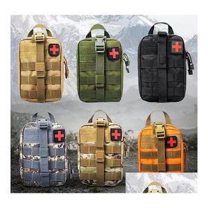 Outdoor Tactical Medical Packets First Aid Kit Ifak Utility Pouch Emergency Bag For Vest Belt Treatment Waist Pack Emt Mtifunctiona