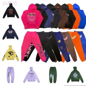 Spider Pink Men's Tracksuits Designer Sets Hoodie Pants Jacket Casual Sweatshirt Sp5der Young Thug Set Joggers Wholesale O33C