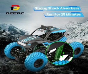 DEERC DE32 RC CAR 24GHzリモートコントロールカーオフロードトラッククロスカントリーロッククローラーカーRCレーシングモンスタートラックQ073739663