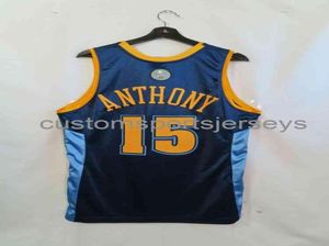 Mitchell Ness Carmelo Anthony Jersey Mens Women Youth Młodzież Niestandardowe Nazwisko Nazwisko XS6XL5269558