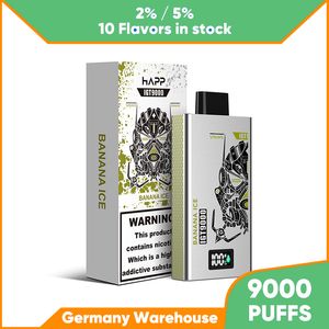 Miglior gusto usa e getta Vape 9000 9k 10000 10k sbuffi sigaretta elettronica 10 sapori di frutta gusto dolce acido batteria ricaricabile vapore con luce LED consegna veloce