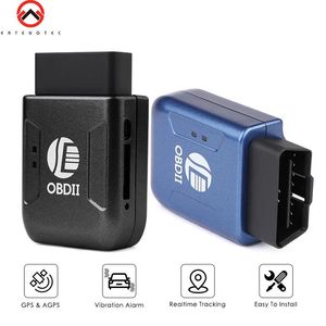 Parçalar Mini Araba GPS Tracker TK206 GSM GPRS Tracker Araç Aracı OBD II GPS Gerçek Zamanlı GSM Dörtlü Band Antitheft Titreşim Alarmı PK OB22