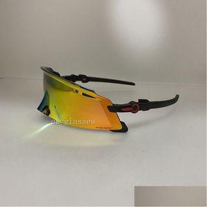 Outdoor-Brillen Sportbrillen Radfahren Sonnenbrille UV400 Primz Objektiv Gläser MTB Fahrradbrille Männer Frauen Ev Reiten Sonne mit Fall Drop DH5V7