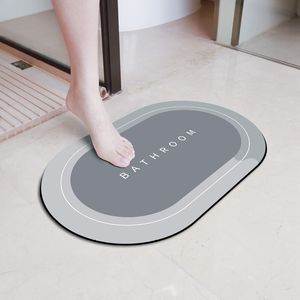 Tappetino per pavimenti terrestre diatomacei ovali tappeti per la cucina non slip per bagno super assorbenti rapido pavimento per doccia a secco tappetino tappeto porta tappeto HW0171 HW0171