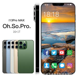 2024 New Cross-Border Mobile Phone I13pro Max6.8-Inch Large Screen 5 Million Pixels 16 512G Foreign Trade Android Smartphone