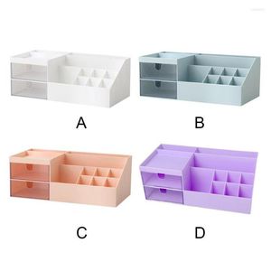 Storage Boxes Makeup Organizer Space-Saving Jewelry Shelf Cosmetics Brush Eyeshadow Nail Polish Holder For Home Dormitory Rack Drop Dh2Wl