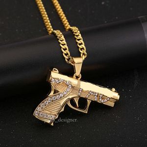 Jewelry New Hip Hop Jewelry European And American Men's Street Dance Cuban Chain Long Pendant Necklace 730 988