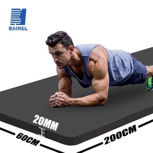 2Meter Longer Yoga Mat Super Large Lengthened Mens Special High Quality Fitness Pilates Exercise Healthy 240113