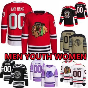 Custom Hockey Jerseys Chicago''blackhawks''mens 24 Anders Bjork 43 Blackwell 17jason Dickinson 28 Englund 58 Kenzie Entwistle Guttman Joh