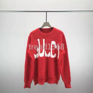 Högre tröja män hoodie män designers allover brev tekniska tröjor tryckt otton stickade crewneck kvinnor brev paris sportkläder stil USA storlek S-3XL