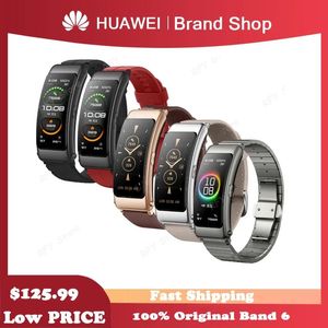 Watches 2020 New Huawei Band B6 TalkBand B6 Bluetooth Smart Armband Wearable Sports Wristbands Touch AMOLED SCREE CALL EARPHONE BAND