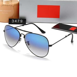 Luxurys Designer Erkek Kadın Güneş Gözlüğü Adumbral UV400 Gözlük Klasik Marka Gözlükler 3479 Erkek Güneş Gözlükleri Işınlar Metal Çerçeve Raybans Kutu Kılıf Vikk