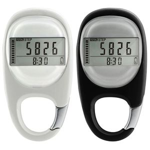 Steg Counter Bortable Digital Sports Calorie Counting Walde Distance Abraed Pedometer för camping Vandring Fitness Equipment 240112