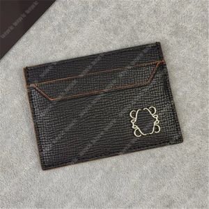 Designer Card Holder Women Wallets Anagram Cobblestone Leather Small Wallet Luxury Cardwallet Mens Fashion Cardholder Purse Porte Carte