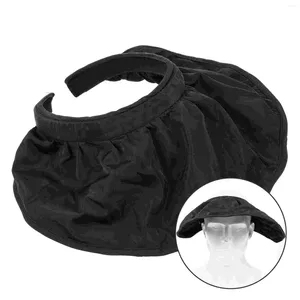 Berets Sun Visor Chapéus para Rolo Largo Verão Praia Chapéu UV UPF Empacotável Dobrável Viagem Cap Pesca Ciclismo Aniversário