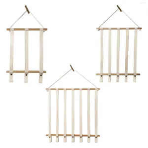 Haar Zubehör Holz Bogen Halter Lagerung Display Dekoration Wand Halterung Grips Stirnband Organizer Rack Kleiderbügel Für Mädchen