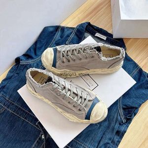 Maison Mihara Yasuhiros MMY Dissolved Shoes Mens Canvas Shoe Youth Breathable Casual Lovers Sneakers Latest Little Couple