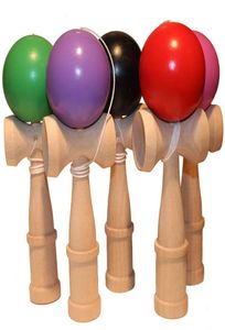 Barn Kendama Toys Wood Kendama skicklig jonglering av bollleksaker Stress Relief Education Toy for Adult Children Outdoor Sport 186CM7168045