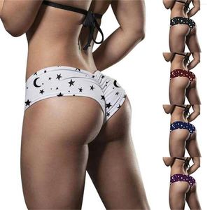 Damen-Shorts, Yoga, Damen, hoher BH und Unterwäsche-Set, Boxershorts, lockere Baumwolle, Damen-Bikini, Nylon-Höschen, bedruckt