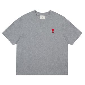 T-shirt logo ricamato Mini Mini Love Summer maschile e femminile da uomo a maniche corte a maniche corte a maniche corte a maniche corta